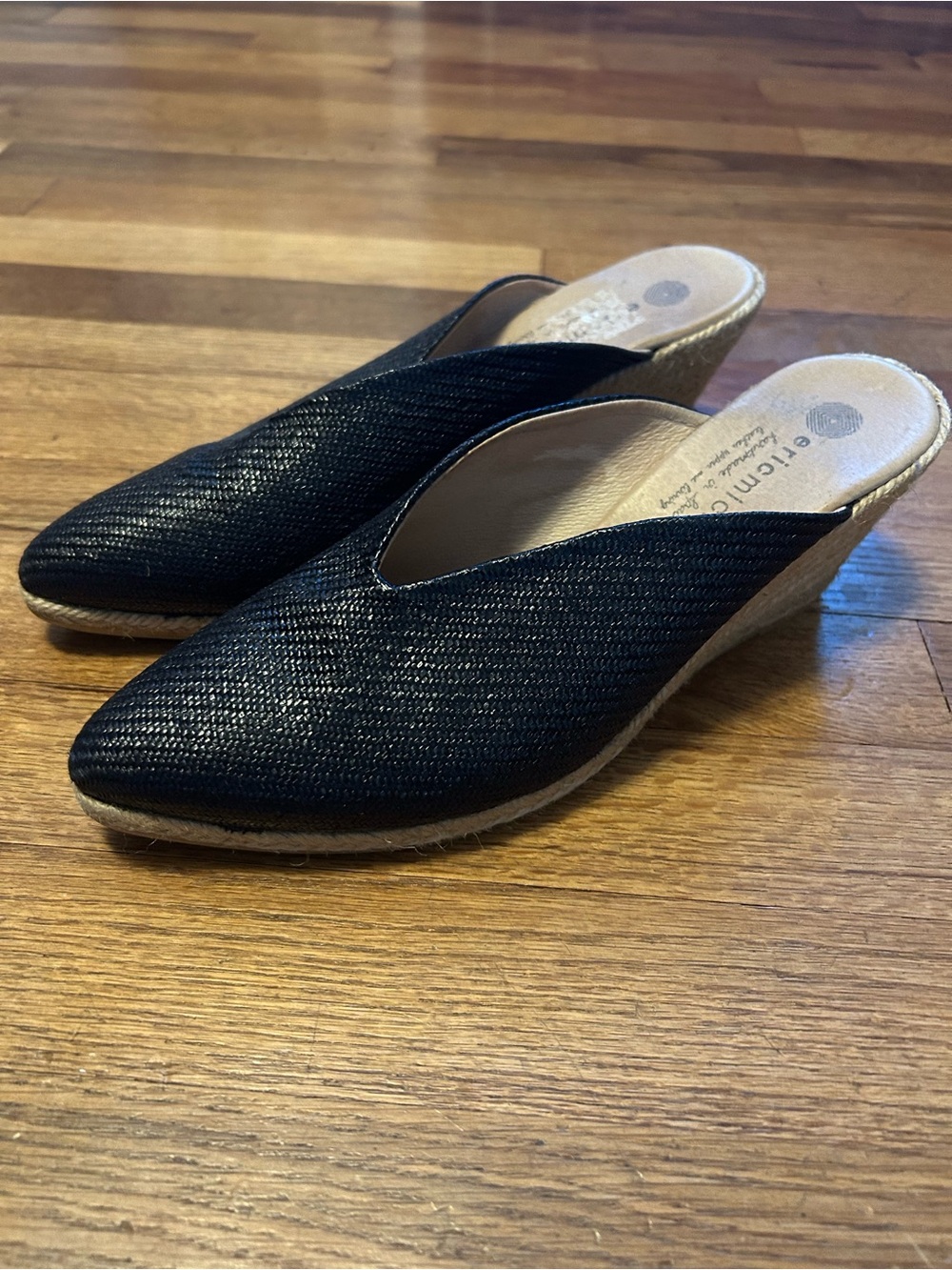 Eric Michael Collette woven wedge mule sz41/10